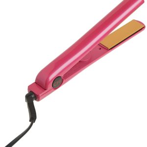 CHI Tourmaline Ceramic Hair Straightening Flat Iron | 1″ Plates | Pure Pink | Professional Salon Model Hair Straightener
