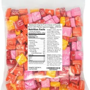 Starburst Collab Original Chewy Candy 2.0 Pounds Bulk 200 Pieces Approximately